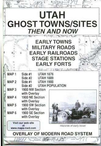 Utah Ghost Towns/Sites - Wide World Maps & MORE! - Map - Wide World Maps & MORE! - Wide World Maps & MORE!