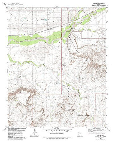 Adamana, Arizona 7.5' - Wide World Maps & MORE!