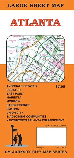 Atlanta, Georgia Street Map [Map] GM Johnson - Wide World Maps & MORE!