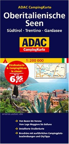 ADAC CampingKarte Oberitalienische Seen - Wide World Maps & MORE! - Book - Wide World Maps & MORE! - Wide World Maps & MORE!