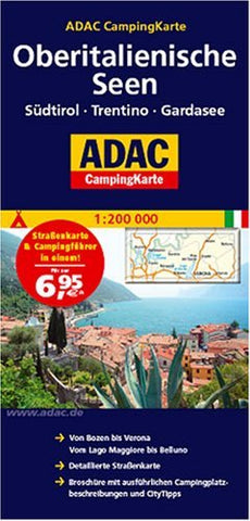 ADAC CampingKarte Oberitalienische Seen - Wide World Maps & MORE! - Book - Wide World Maps & MORE! - Wide World Maps & MORE!