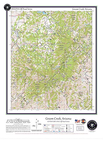 Groom Creek, Arizona / Off-Road Series - Wide World Maps & MORE! - Map - Adventure iDiaz Maps - Wide World Maps & MORE!