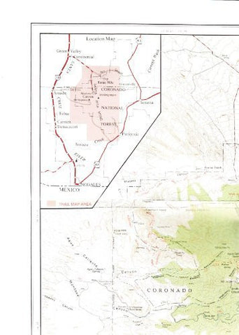 Santa Rita Mountains, Arizona Trail and Recreation Map - Wide World Maps & MORE! - Book - Wide World Maps & MORE! - Wide World Maps & MORE!