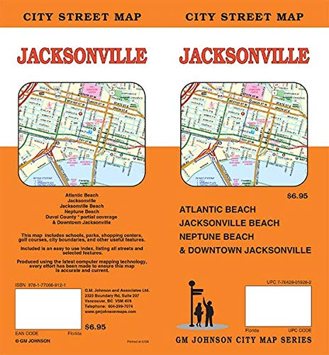 Jacksonville, Florida Street Map [Map] GM Johnson - Wide World Maps & MORE!