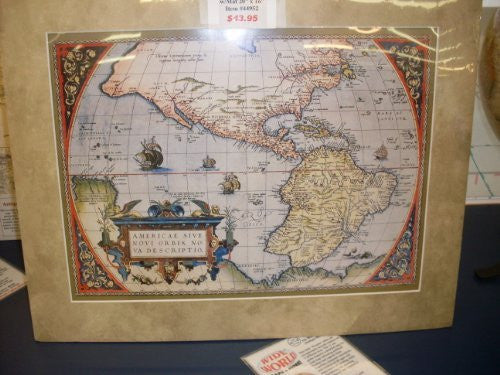 Antique Map Reproduction of The Americas - Wide World Maps & MORE! - Home - Wide World Maps & MORE! - Wide World Maps & MORE!