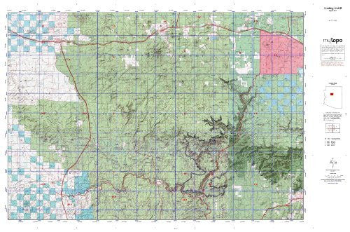 Hunting Unit 8 (Western State Hunt Area Maps, AZ-8) - Wide World Maps & MORE! - Map - MyTopo - Wide World Maps & MORE!