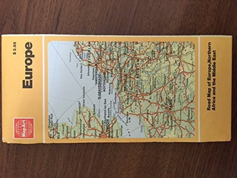 MapArt Europe Road Map - Wide World Maps & MORE! - Book - Wide World Maps & MORE! - Wide World Maps & MORE!