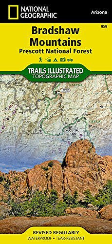 Bradshaw Mountains [Prescott National Forest] (National Geographic Trails Illustrated Map) - Wide World Maps & MORE! - Map - National Geographic Maps - Wide World Maps & MORE!