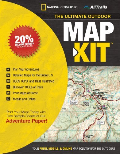 The Ultimate Outdoor Map Kit - Wide World Maps & MORE! - Sports - National Geographic - Wide World Maps & MORE!