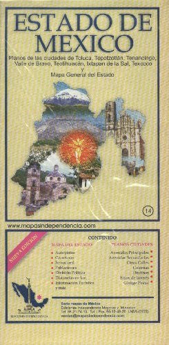 Mexico: Estado de Mexico 1:329,000 Travel Map (Spanish Edition) - Wide World Maps & MORE! - Book - Wide World Maps & MORE! - Wide World Maps & MORE!