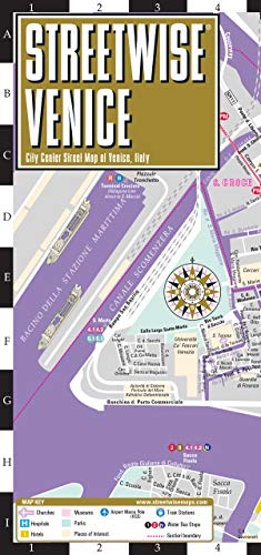 Streetwise Venice Map - Laminated City Center Street Map of Venice, Italy (Michelin Streetwise Maps) - Wide World Maps & MORE!