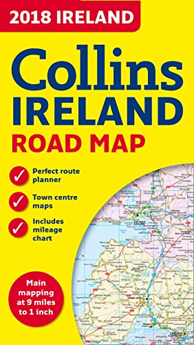 2018 Collins Ireland Road Map - Wide World Maps & MORE! - Book - Wide World Maps & MORE! - Wide World Maps & MORE!