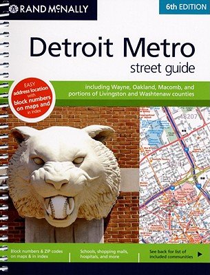 Rand McNally Detroit Metro Street Guide   [RM DETROIT METRO STREET GD-08] [Spiral] - Wide World Maps & MORE! - Book - Wide World Maps & MORE! - Wide World Maps & MORE!