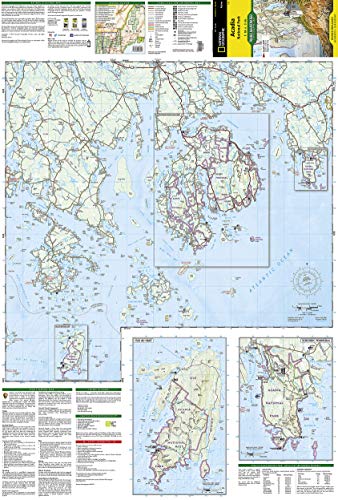 Acadia National Park (National Geographic Trails Illustrated Map, 212) - Wide World Maps & MORE!