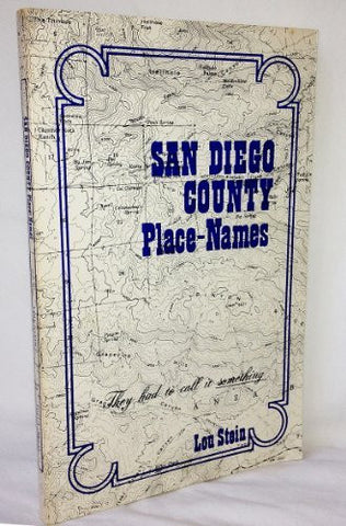 San Diego County Place Names - Wide World Maps & MORE! - Book - Brand: Rand Editions Tofua Pr - Wide World Maps & MORE!
