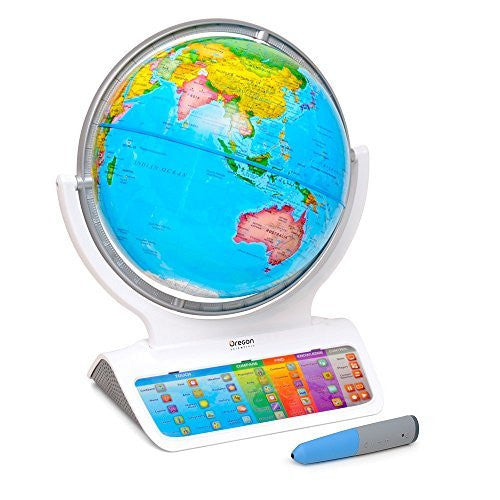 Smart Globe Infinity SG318 by Oregon Scientific Interactive Toy - Wide World Maps & MORE! - Toy - Smart Globe - Wide World Maps & MORE!