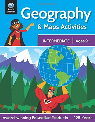 Geography & Maps Activities, Intermediate | Ages 9+ - Wide World Maps & MORE! - Book - Rand McNally & Company - Wide World Maps & MORE!