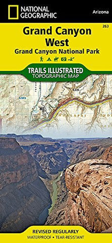 National Geographic Trails Illustrated - Grand Canyon West Map - AZ - Wide World Maps & MORE! - Book - National Geographic Books - Wide World Maps & MORE!