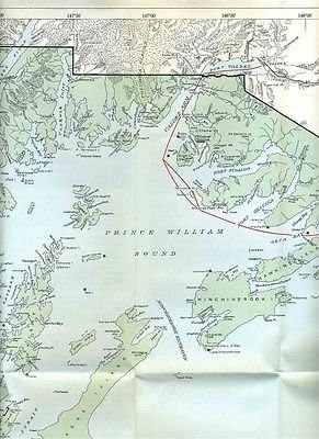 Chugach National Forest Alaska Brochure / Map 1964 Seward Copper River Meridians - Wide World Maps & MORE!