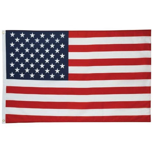 BNF GFLGP35 Polyester USA Flag, 5' by 3' - Wide World Maps & MORE! - Lawn & Patio - BNF - Wide World Maps & MORE!