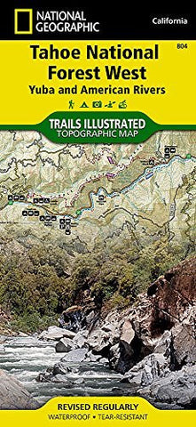 Tahoe National Forest West [Yuba and American Rivers] (National Geographic Trails Illustrated Map) - Wide World Maps & MORE! - Book - National Geographic Books - Wide World Maps & MORE!