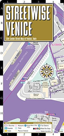 Streetwise Venice Map - Laminated City Center Street Map of Venice, Italy - Wide World Maps & MORE! - Book - Wide World Maps & MORE! - Wide World Maps & MORE!