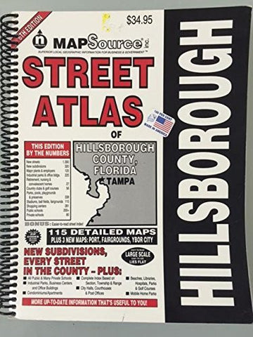 MapSource Hillsborough County Street Atlas - Wide World Maps & MORE! - Book - Wide World Maps & MORE! - Wide World Maps & MORE!