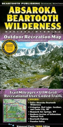 Absaroka Beartooth Wilderness: Montana, Wyoming: Outdoor Recreation Map [Feb 16, 2009] - Wide World Maps & MORE! - Map - Beartooth Publishing - Wide World Maps & MORE!