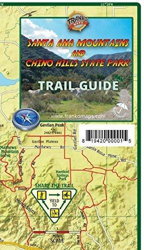 Franko Maps Santa Ana Mountains & Chino Hills State Park Trails Waterproof Map - Wide World Maps & MORE! - Map - Franko Maps - Wide World Maps & MORE!