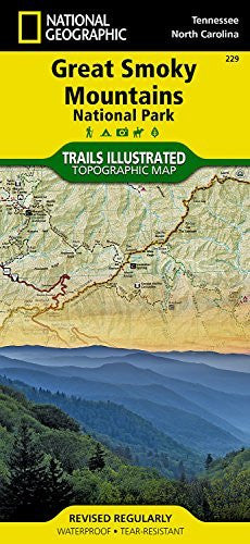 Great Smoky Mountains National Park (National Geographic Trails Illustrated Map) - Wide World Maps & MORE! - Book - National Geographic - Wide World Maps & MORE!