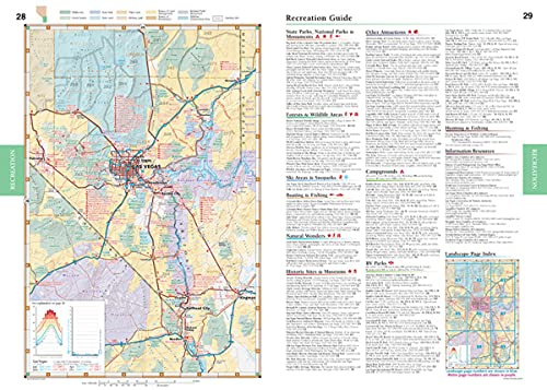 Nevada Road and Recreation Atlas - 8th Edition, 2021 [Map] Benchmark Maps - Wide World Maps & MORE!