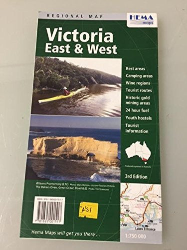 Victoria East & West Regional Map - Wide World Maps & MORE! - Book - Wide World Maps & MORE! - Wide World Maps & MORE!