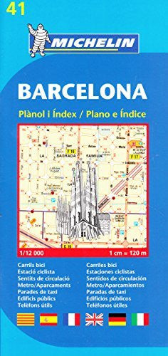 Michelin Map Barcelona #41 (Maps/City (Michelin)) - Wide World Maps & MORE! - Book - Brand: Michelin Travel Lifestyle - Wide World Maps & MORE!