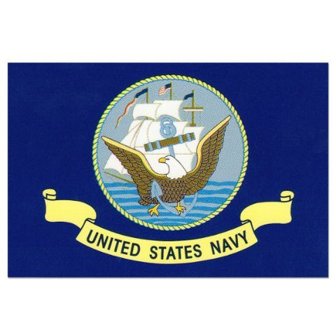U.S. Navy Flag Decal - Wide World Maps & MORE! - Sticker - Innovative Ideas - Wide World Maps & MORE!