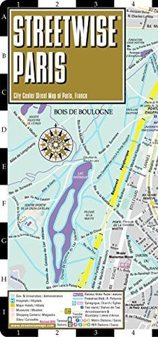 Streetwise Paris Map - Laminated City Center Street Map of Paris, France - Wide World Maps & MORE! - Book - StreetWise - Wide World Maps & MORE!
