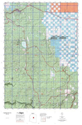Hunting Unit 5 B (Arizona) - Wide World Maps & MORE! - Book - Wide World Maps & MORE! - Wide World Maps & MORE!