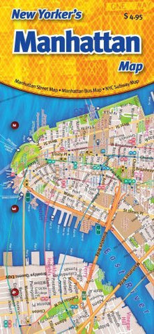 New Yorker's Manhattan Map - Wide World Maps & MORE! - Book - Opus Publishing - Wide World Maps & MORE!