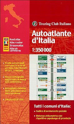 Italy, Road Atlas - Wide World Maps & MORE! - Book - Touring Club Italiano - Wide World Maps & MORE!