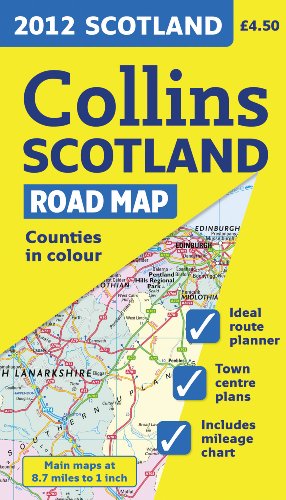 2012 Collins Scotland Road Map (International Road Atlases) - Wide World Maps & MORE! - Book - Wide World Maps & MORE! - Wide World Maps & MORE!