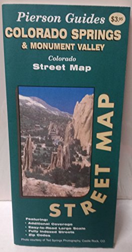 Colorado Springs & Monument Valley, Colorado, street map: Street map - Wide World Maps & MORE! - Book - Wide World Maps & MORE! - Wide World Maps & MORE!