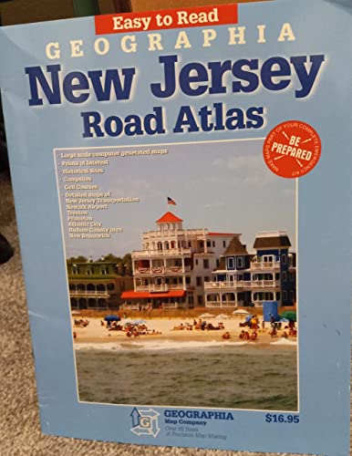 Easy to Read Geographia New Jersey Road Atlas - Wide World Maps & MORE!
