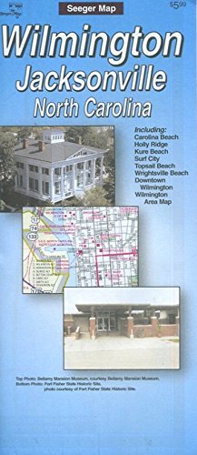 MAP OF WILMINGTON - JACKSONVILLE NORTH CAROLINA / AREA MAP /STREETS+++ [Map] WILMINGTON - Wide World Maps & MORE!