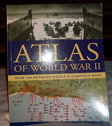 Atlas of World War II - Wide World Maps & MORE! - Book - Brand: Amber Books, Ltd - Wide World Maps & MORE!