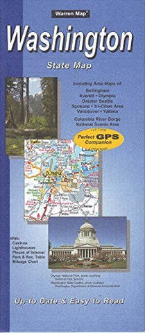 Washington State Map - Wide World Maps & MORE! - Book - Wide World Maps & MORE! - Wide World Maps & MORE!