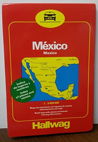 Hallwag Mexico Map - Wide World Maps & MORE! - Book - Wide World Maps & MORE! - Wide World Maps & MORE!