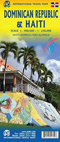 Dominican Republic & Haiti | Santo Domingo, Port-au-Prince [Map] Yusuke Ujimiya; Mark Ramsay; Béatrice Montredon; and Lan Joyce - Wide World Maps & MORE! - Map - ITMB Publishing, Ltd. - Wide World Maps & MORE!