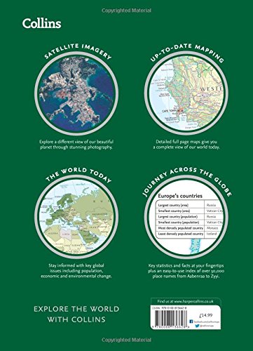 Collins World Atlas: Illustrated Edition - Wide World Maps & MORE!