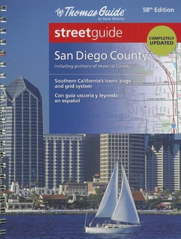 The Thomas Guide San Diego County Streetguide (Thomas Guide San Diego County, Ca Street Guide) - Wide World Maps & MORE! - Book - Wide World Maps & MORE! - Wide World Maps & MORE!