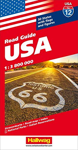 USA (Road Guide) - Wide World Maps & MORE! - Book - Hallwag - Wide World Maps & MORE!