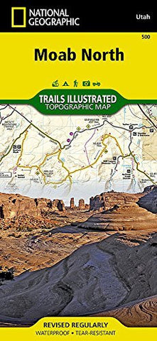 Moab North (National Geographic Trails Illustrated Map) - Wide World Maps & MORE! - Map - Trails Illustrated - Wide World Maps & MORE!